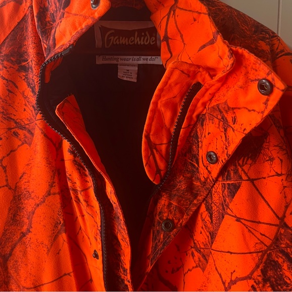 Hunter Hide Orange Camouflage Jacket - Picture 3 of 13